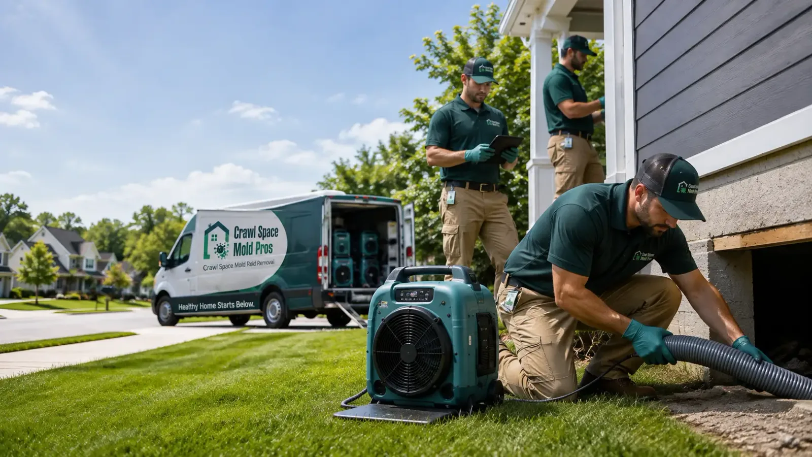 Crawl Space Mold Removal in Concord, VA